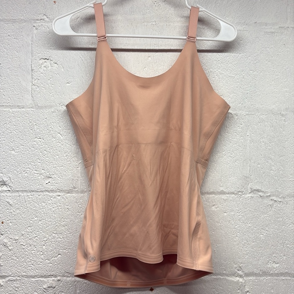 Honeylove LiftWear Adjustable Cami Tank Top Rose Tan Smoothing Underwire-free 1X - Picture 6 of 8